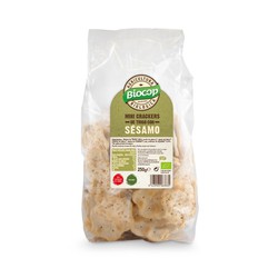 Mini crackers sesame wheat biocop 250g organic bio