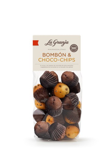 Μίνι δίδυμο σοκολάτας & choco-chips 250γρ η φάρμα