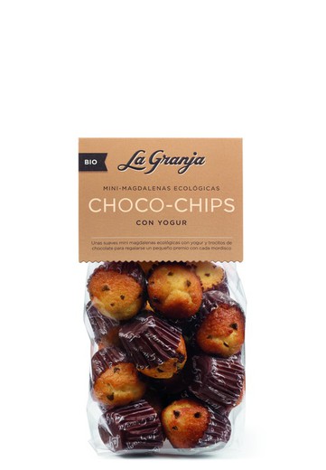 Minimuffins med chocochips och yoghurt 200g La Granja