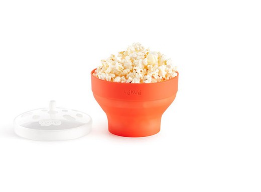 Mini popcorn lékue voor magnetron popcorn