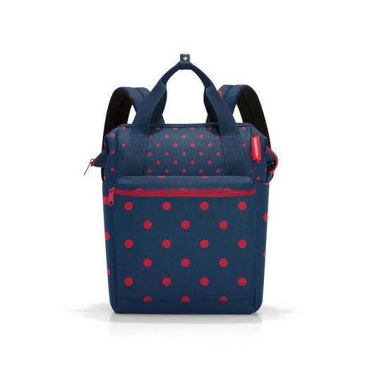 Urban Backpack allrounder R mixed dots-κόκκινο Reisenthel