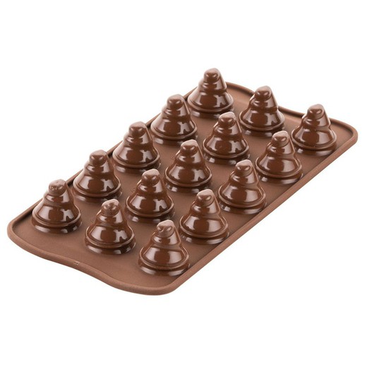 Molde de chocolate de chocolate de árvore Silikomart
