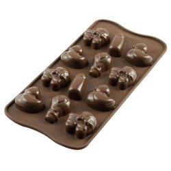 Molde chocolate bombones baby silikomart