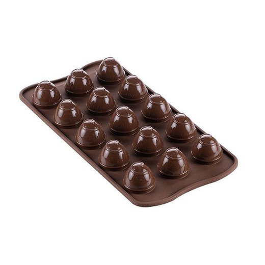 Stampo per cioccolato a spirale in cioccolato Silikomart