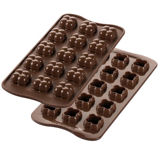 Chokoladeform chokolade spil silikomart