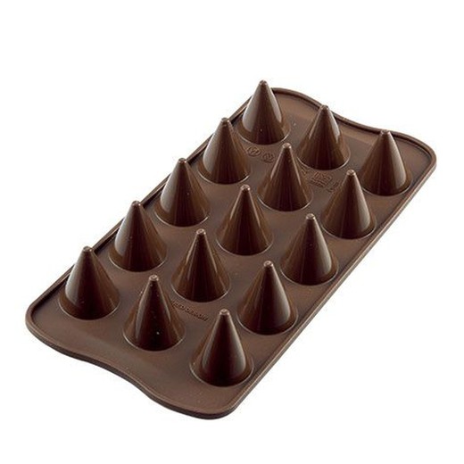 Molde de chocolate Silikomart kono bombons