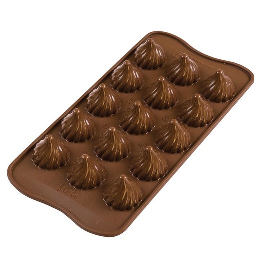 Chokladformchoklad som heter Silikomart