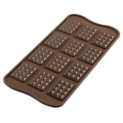Molde de chocolate em tablet Silikomart