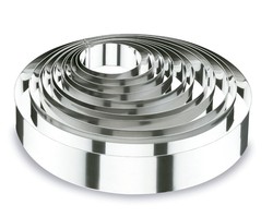 Molde Cocina Aro Redondo 18X4 Cm 18/10 Lacor