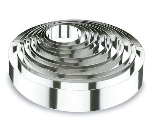 Kitchen Mold Round Ring 18X4 Cm 18/10 Lacor