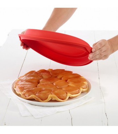 Molde removível lekue tarte tatin 24 cm com placa cerâmica