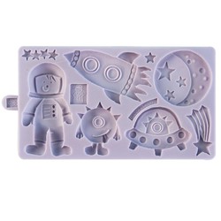 molde de silicone para fondant karen davis space