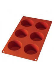 Lekue 6 cavidades muffins molde de silicone