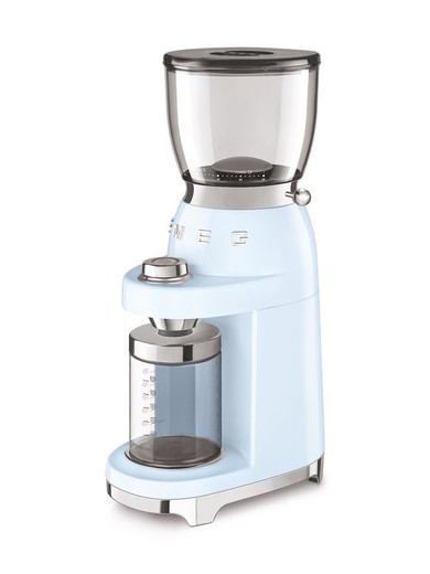 Smeg Retro Coffee Grinder Pastel Blue Color