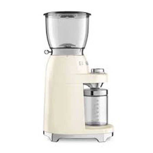 Smeg Retro Coffee Grinder Cream Color