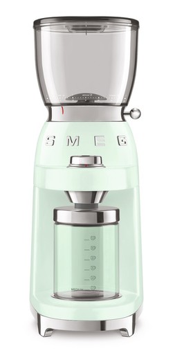 Smeg Retro Coffee Grinder Pastel Green Color