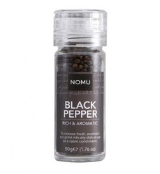 Μύλος μαύρου πιπεριού Nomu 100 γρ