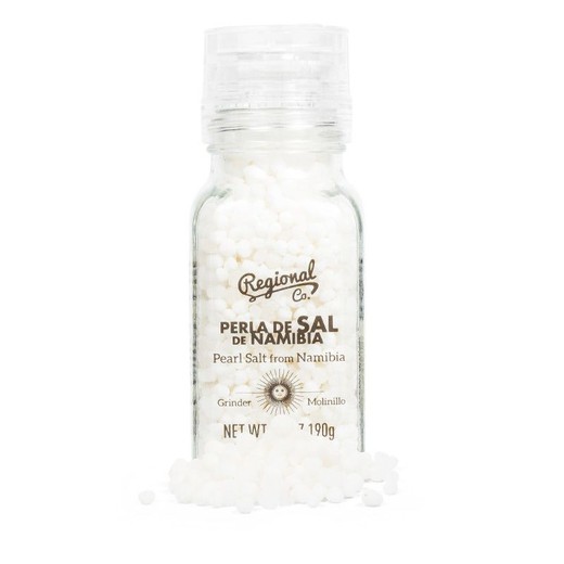 Moulin à sel perlé de Namibie 190 grs Regional Co