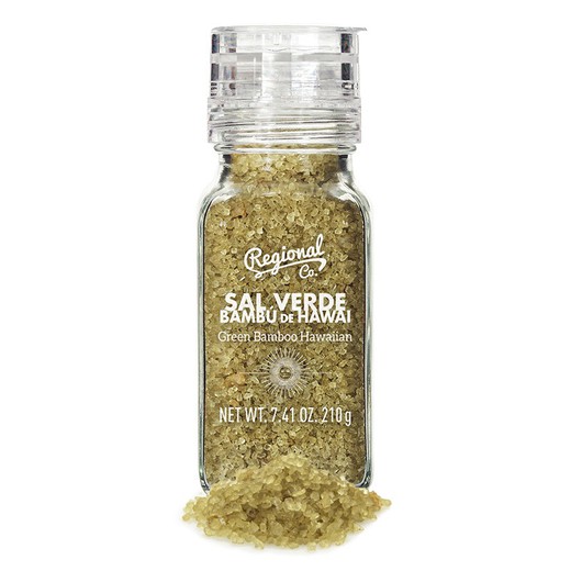 Hawaii Green Salt Grinder 210 grs Regional Co