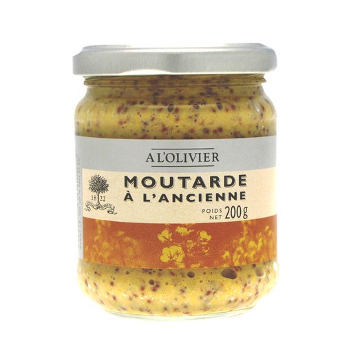 Old-fashioned mustard a l'olivier 200 grs