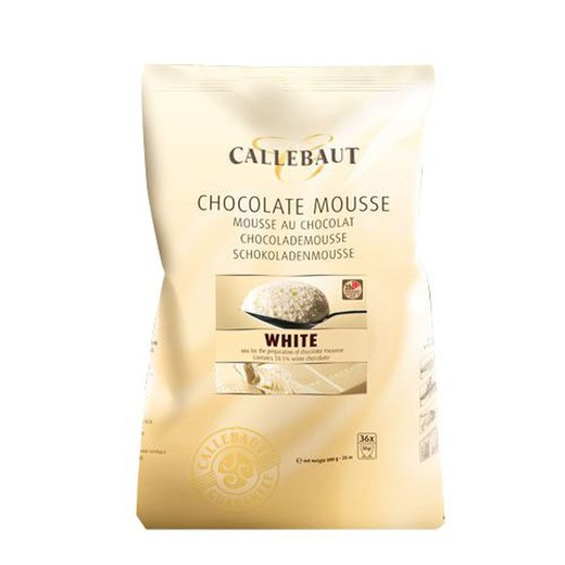 Mousse de chocolate blanco 800 grs callebaut