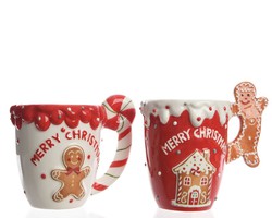 Mug Decorado Navidad Muñeco Jengibre Kaemingk