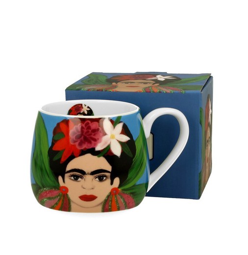Mug Taza Ancho Frida Kahlo 43 Cl Porcelana Duo Art Gallery