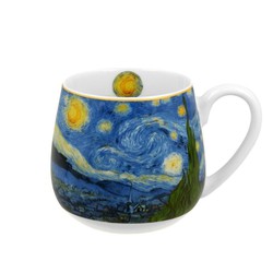 Bred mugg Starry Night Van Gogh 43 Cl Porslin Duo Art Gallery