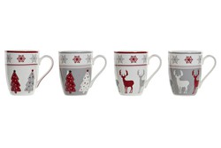 Mug taza de navidad tradicional porcelana