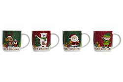 Mug taza christmas porcelana