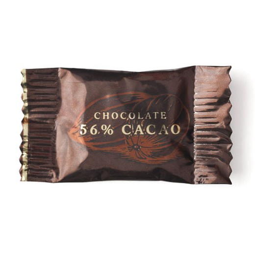 Bulk chokolade naplitanas 56% 3g 400 u.