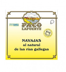 Navajas al natural  8-10 pza paco lafuente ro111 g