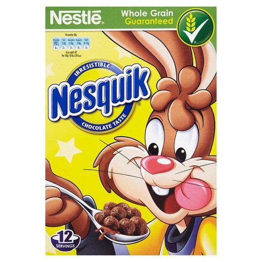 Nesquick cereals 375 grs