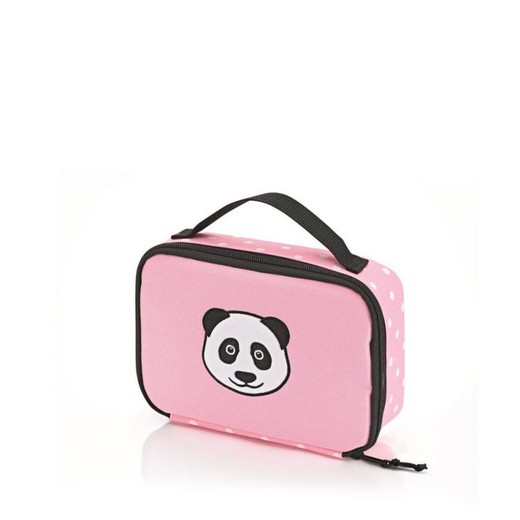 Lodówka dla dzieci Reisenthel Panda w kropki w kolorze różowym