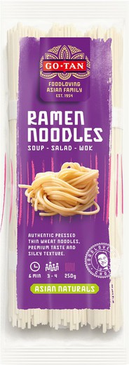 Noodles Especiales Para Ramen 250G Go-Tan