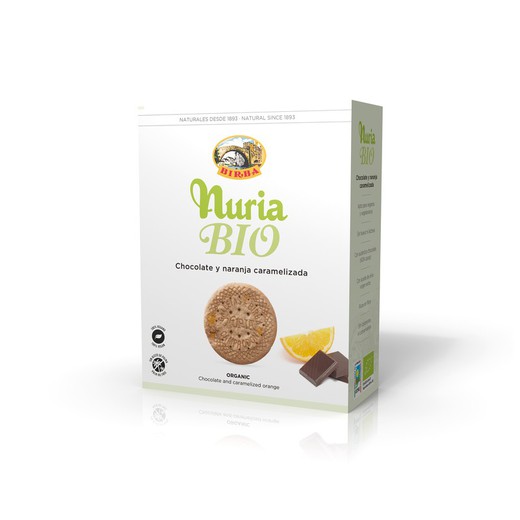 Nuria arancia biologica e cioccolato 2 provette 280gr