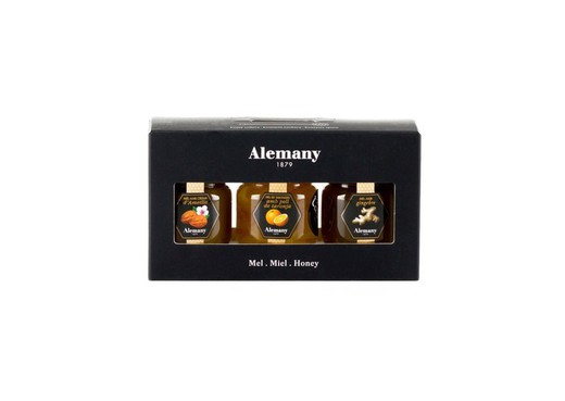 Pack regalo miel gourmet alemany 3x50 grs