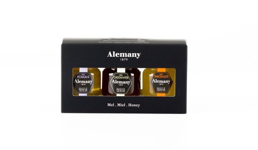 Alemany 3x50 grs monofloral gift pack de mel