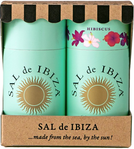 Pure ibiza salt gift pack & hibiscus 215 grams