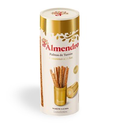 Palitos de nougat de caramelo salgado El Almendro 136 grs