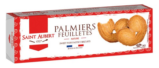 Breton puff pastry palmettos 100 g saint aubert