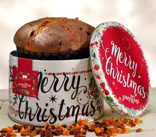 Panettone clásico lata borsari 1kg