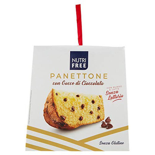 Panettone con gocce de chocolae sin gluten nutrifree 600gr