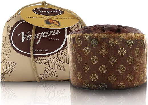 Panettone de chocolate sin gluten 600 g vergani