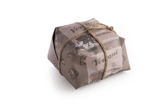 Panettone Gourmet Chocolate and Brownie 750 grs Vergani