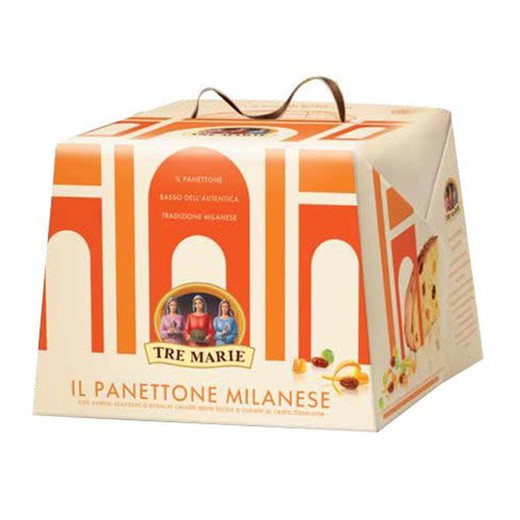 Panettone Milanese Basso 750 gr Tre Marie