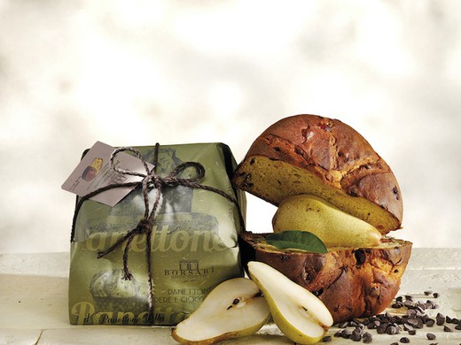 Panettone peer en borsari chocolade 1kg