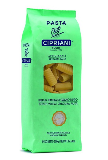 Cipriani rigatoni pasta biologica 500 gr