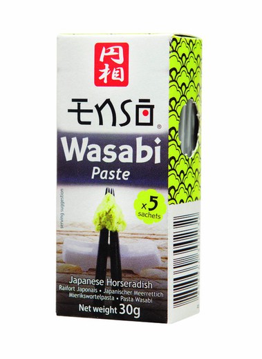 Pasta wasabi (5 sobres x 6g) 30g comida japonesa