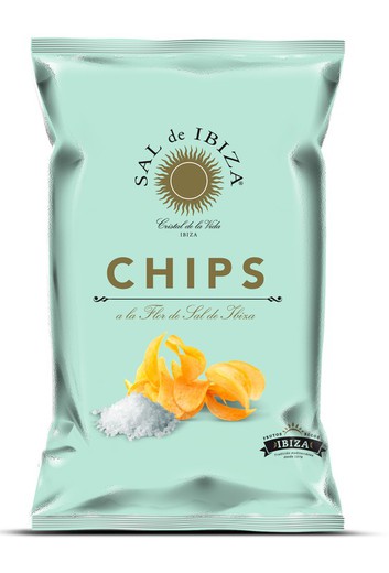 Chips de pommes de terre sel d'ibiza 125 grs
